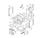 Whirlpool YWFE330W0AB0 chassis parts diagram