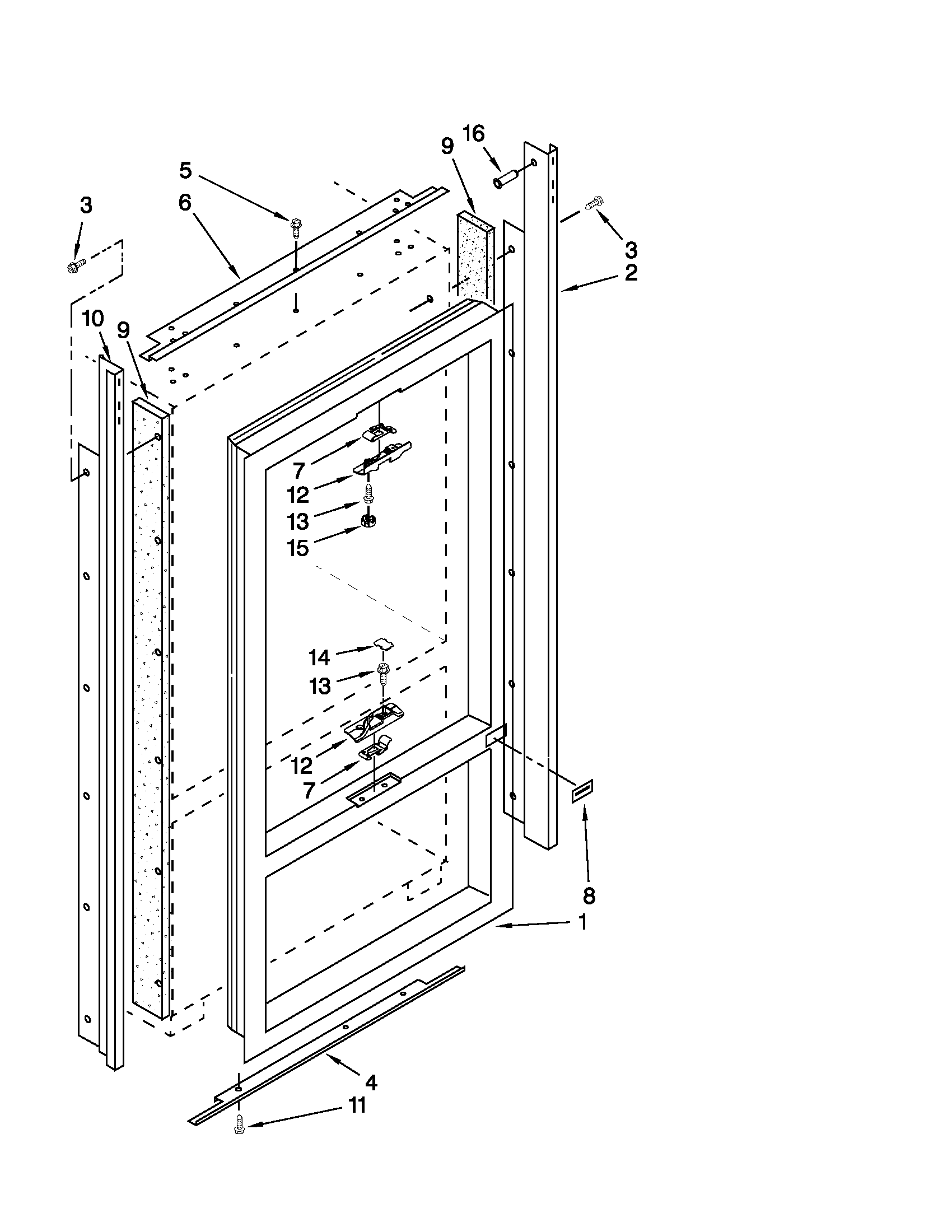 Cabinet and breaker trim parts