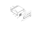 KitchenAid KBFC42FTS05 top grille and unit cover parts diagram