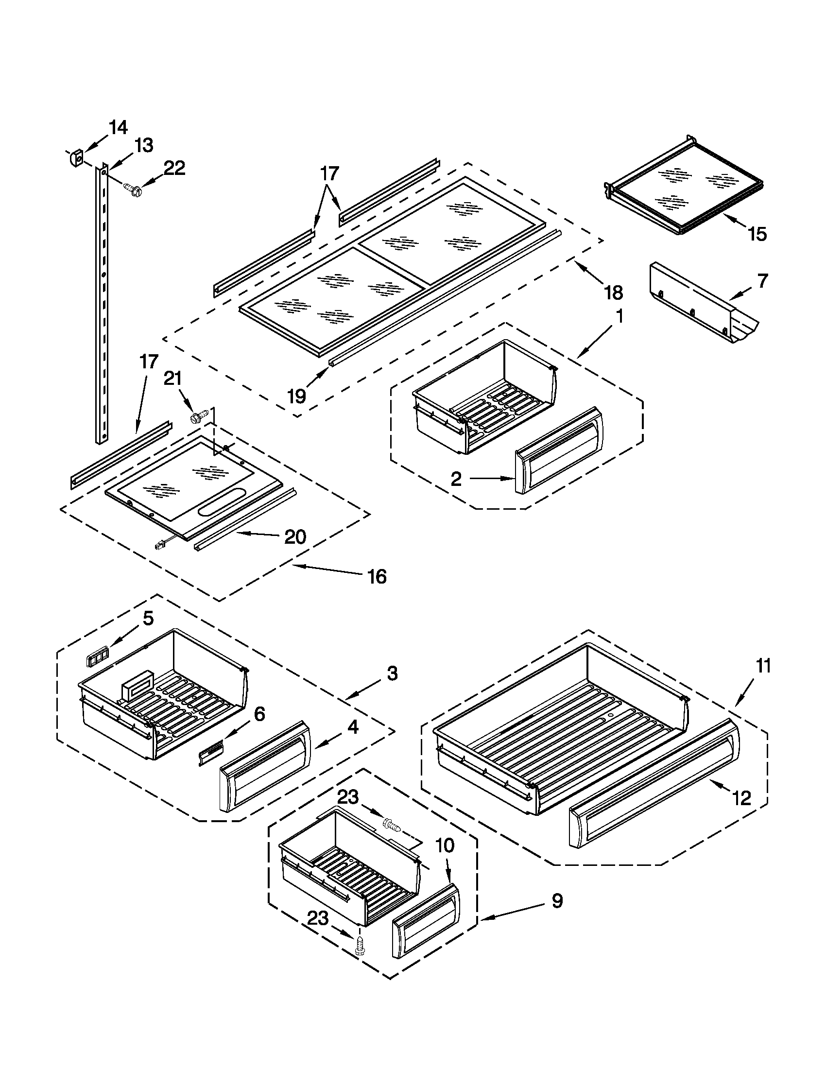 SHELF PARTS