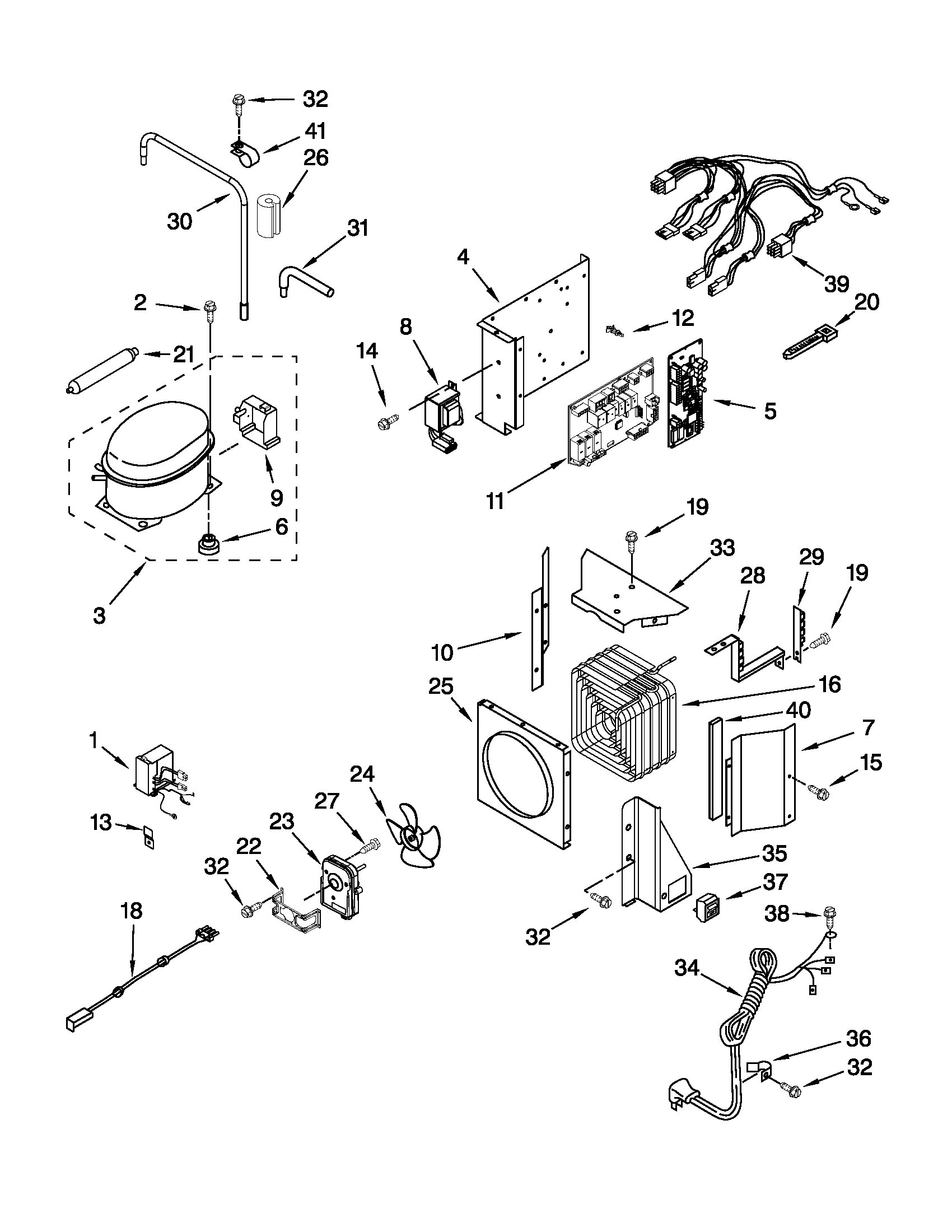 Upper unit parts