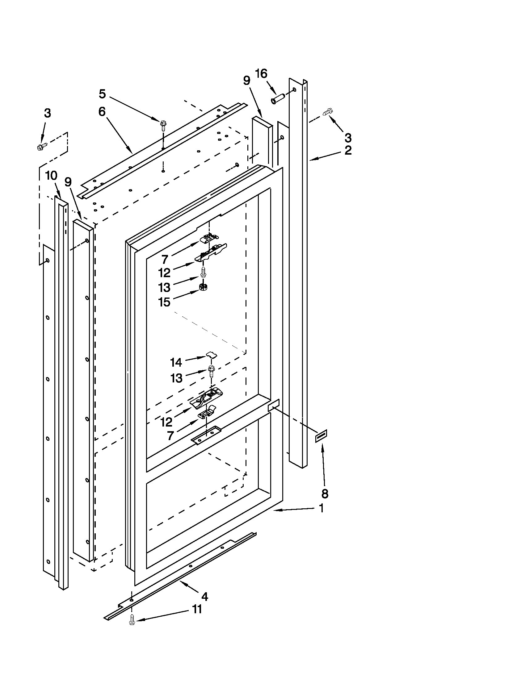 CABINET AND BREAKER TRIM PARTS