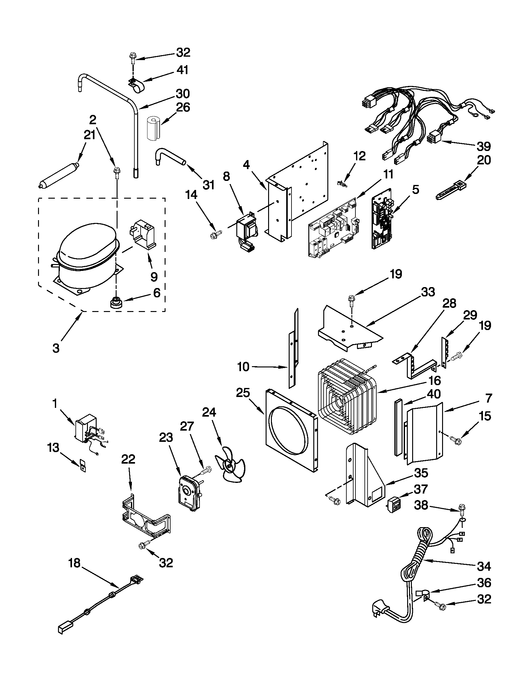 Upper unit parts