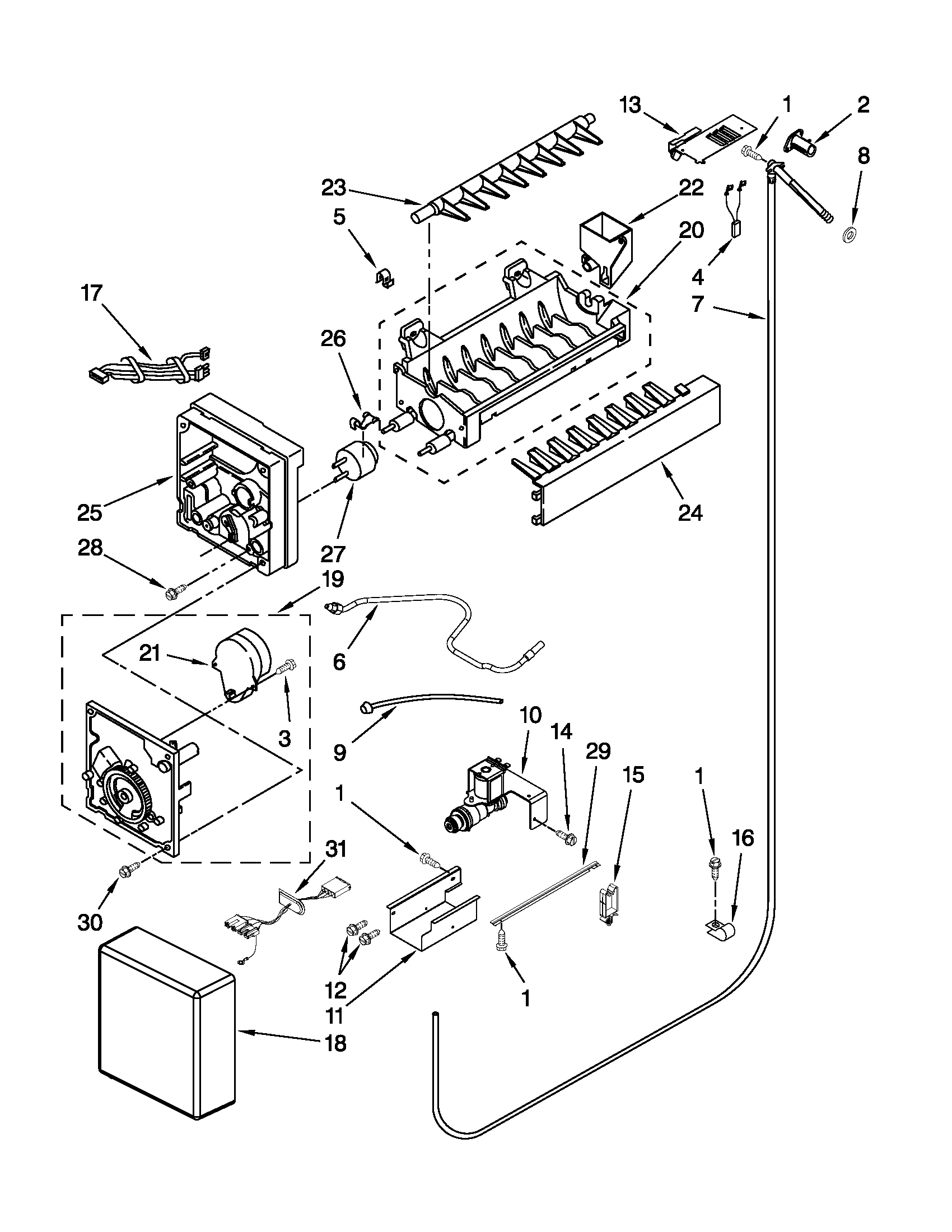 Icemaker parts