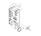 Whirlpool ED5CHQXVQ03 refrigerator liner parts diagram