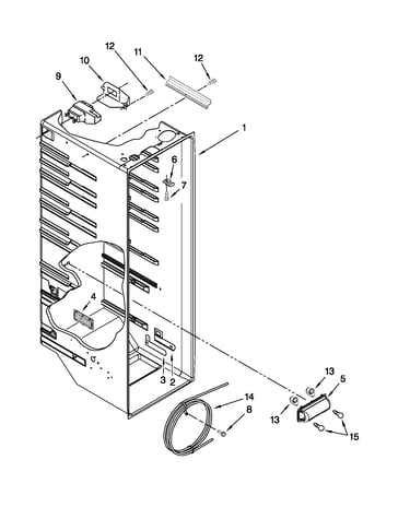 Refrigerator liner parts