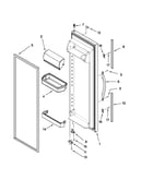 Refrigerator door parts