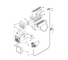 Whirlpool ED5CHQXVT03 icemaker parts diagram