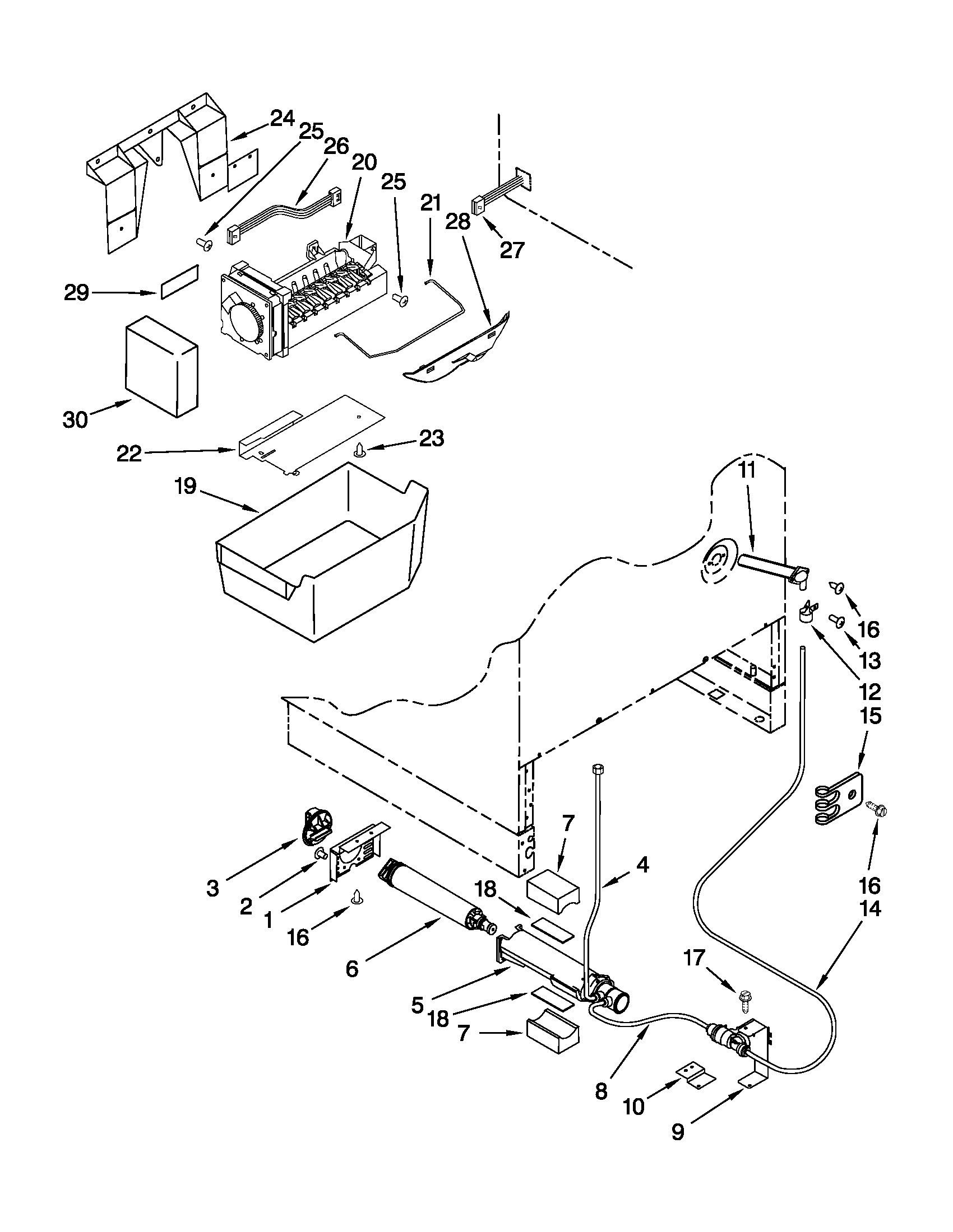 Icemaker parts