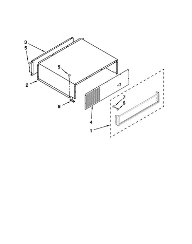 Top grille and unit cover parts