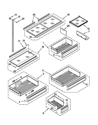 Shelf parts