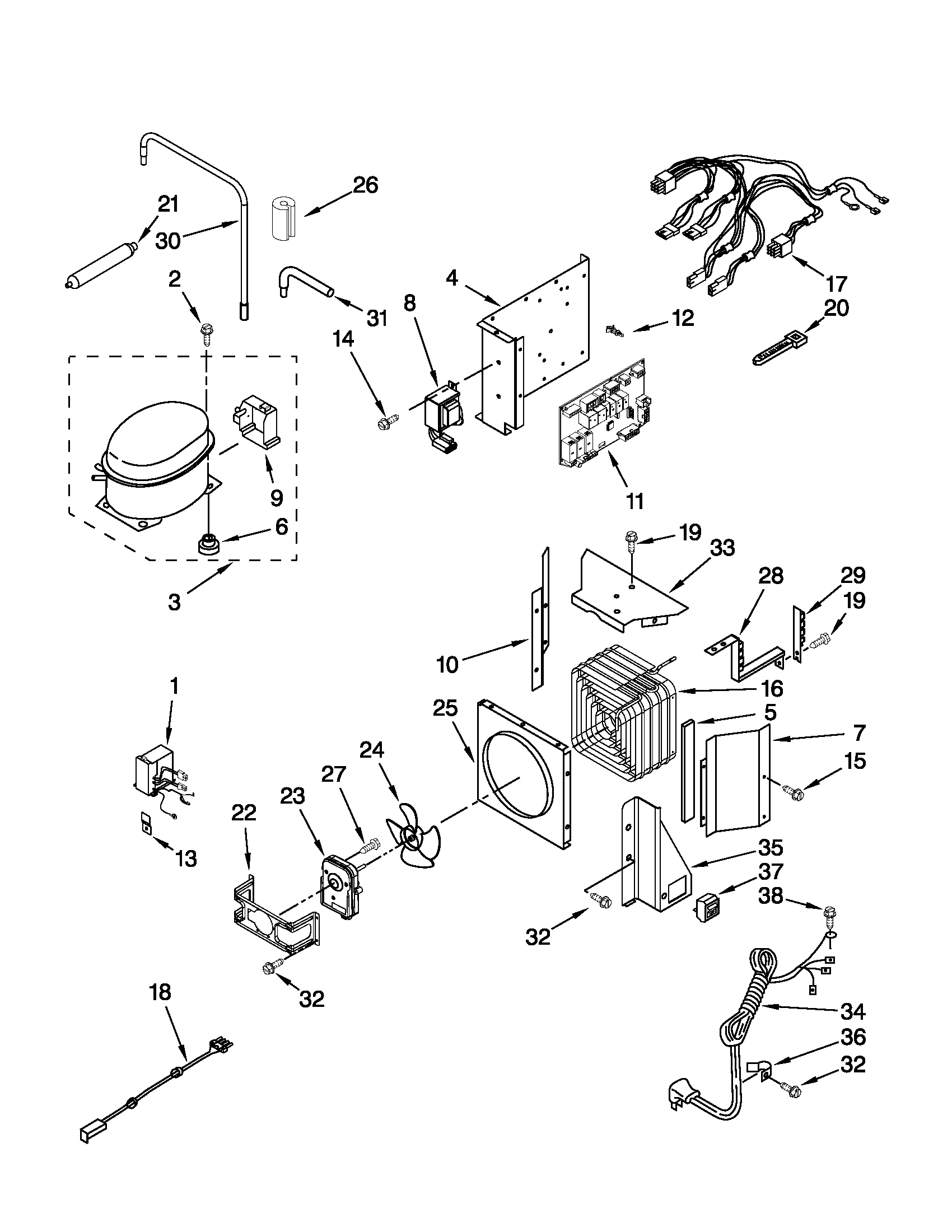 Upper unit parts