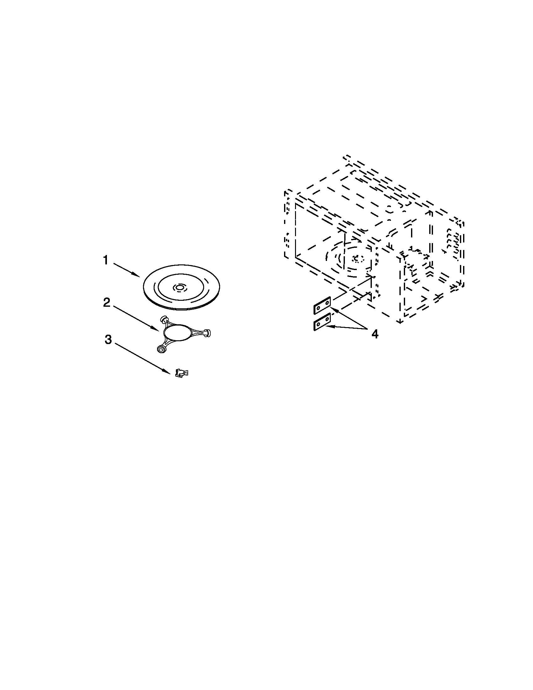 Internal microwave parts