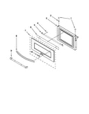 Microwave door parts