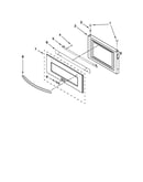 Microwave door parts