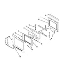 Oven door parts