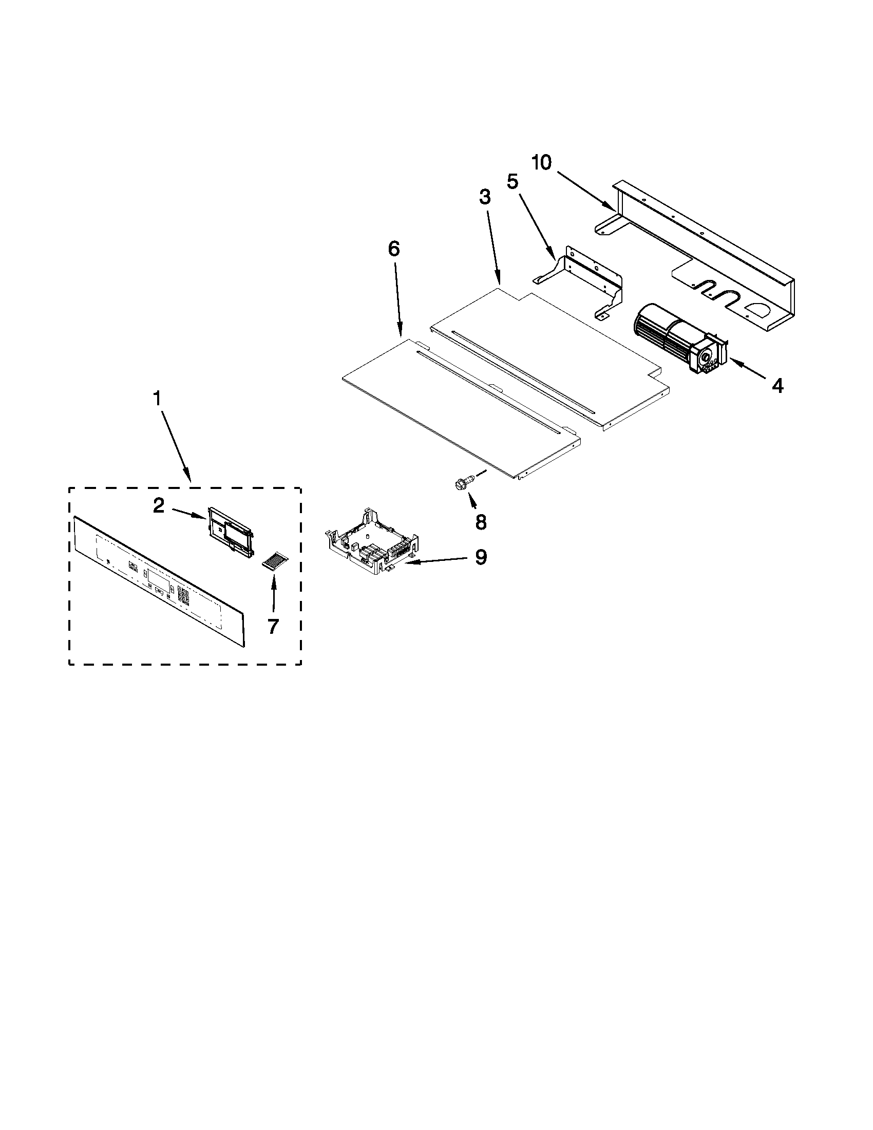Control panel parts