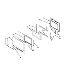 Oven door parts