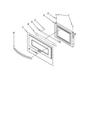 Microwave door parts