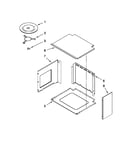 Top support and turntable parts