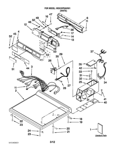 Top and console parts