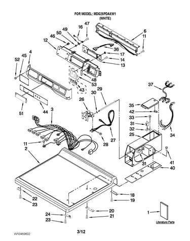 Top and console parts