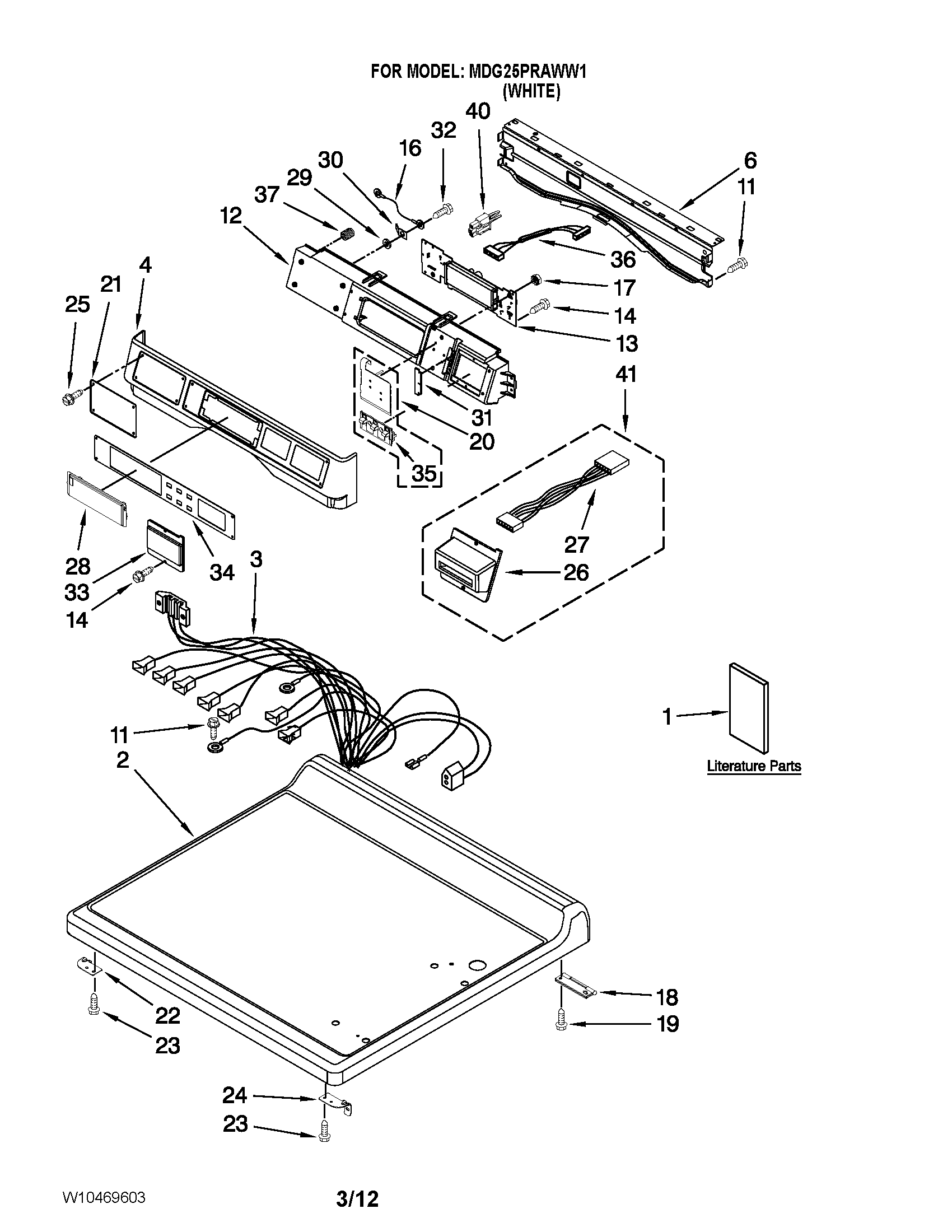 Top and console parts
