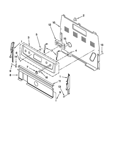 Control panel parts