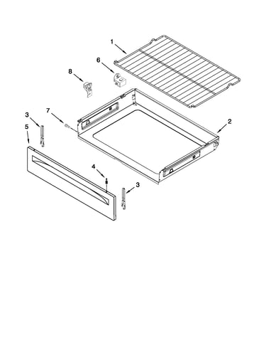 Drawer & broiler parts