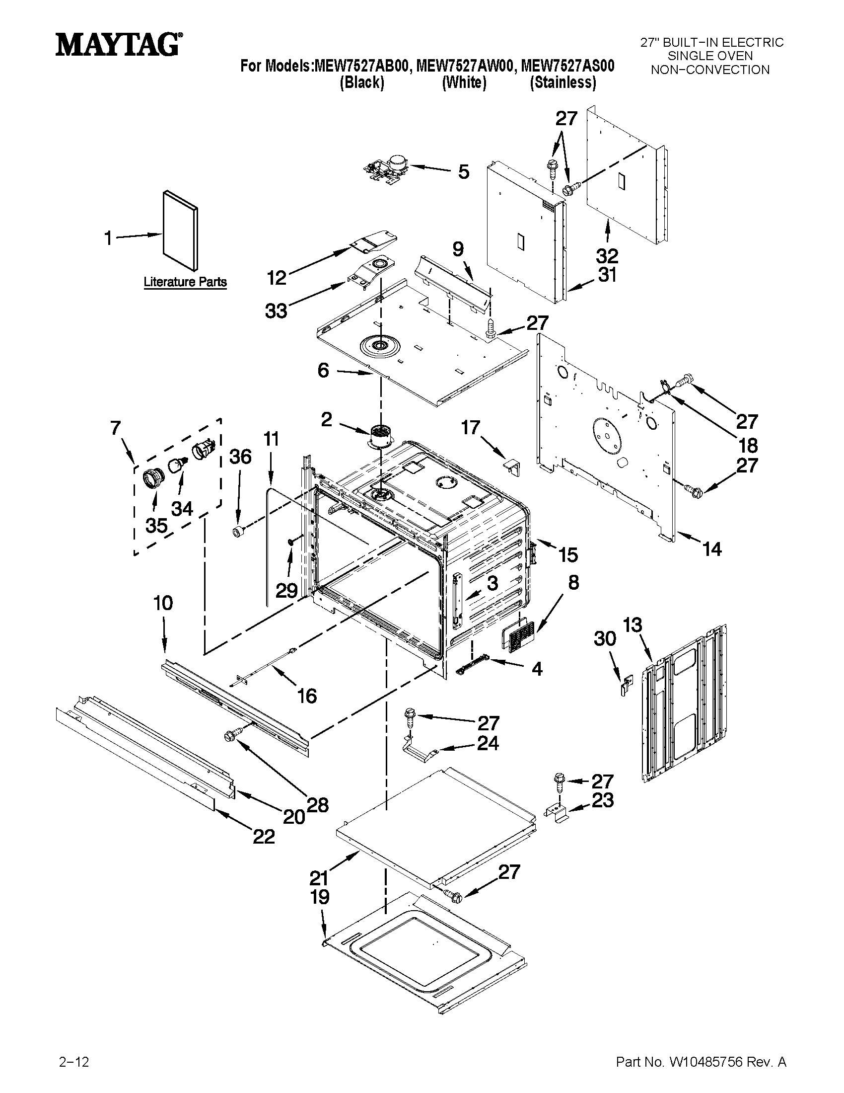 OVEN PARTS