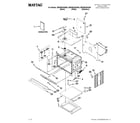 Maytag MEW9530AB00 oven parts diagram