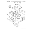 Maytag MEW7530AW00 oven parts diagram