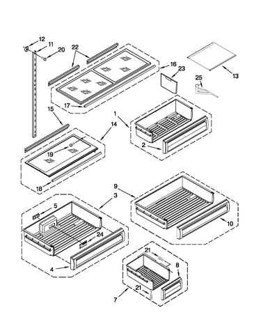 Shelf parts