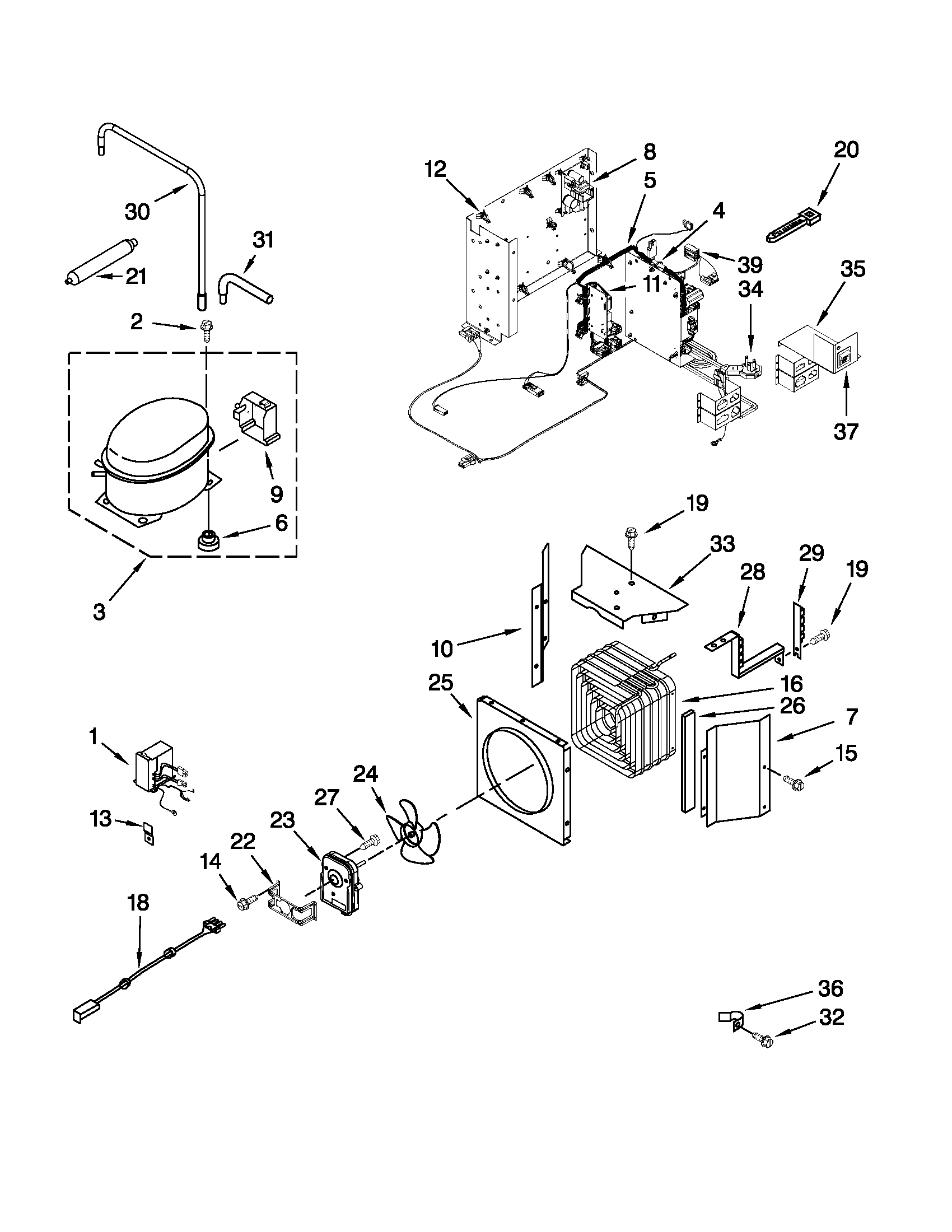 Upper unit parts