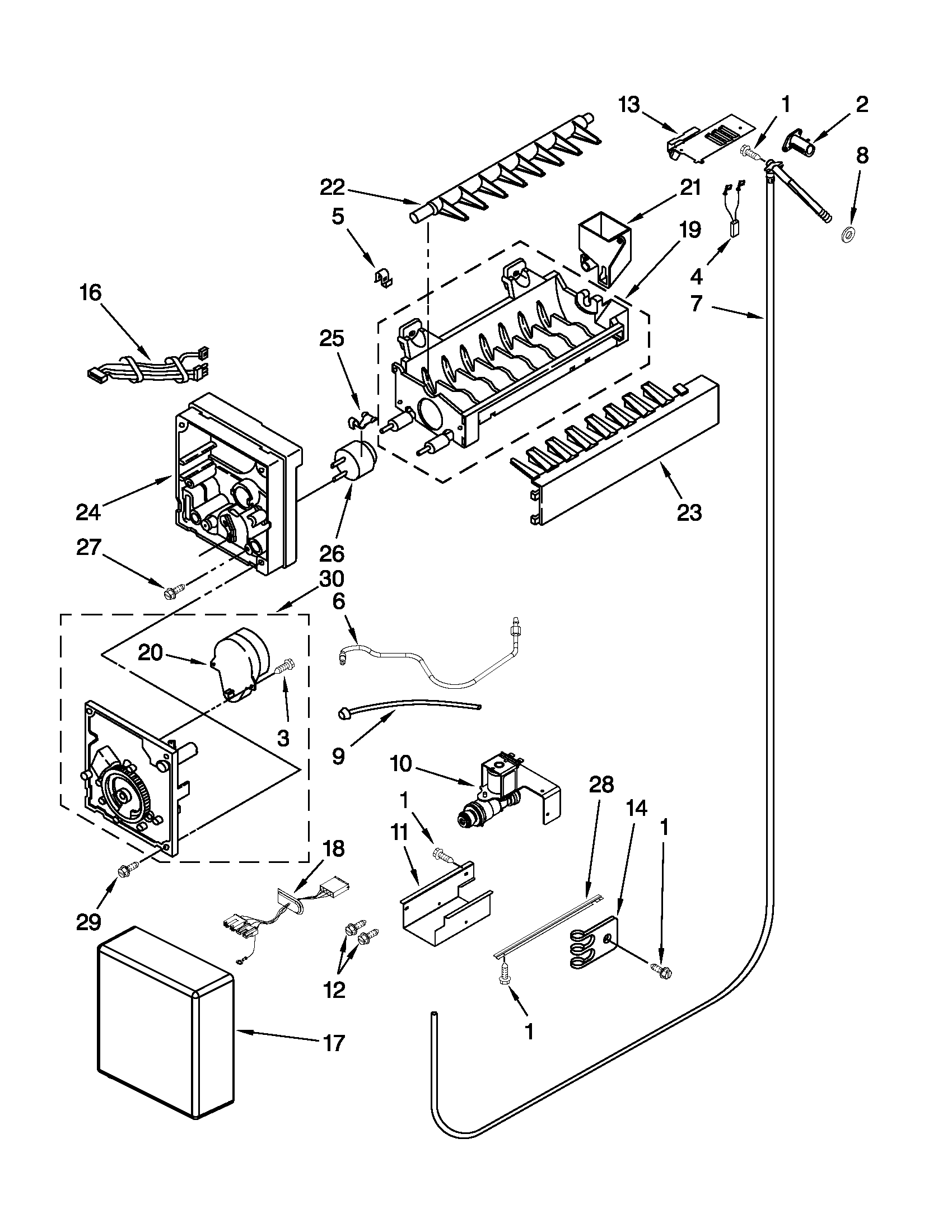 Icemaker parts