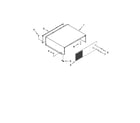 Jenn-Air JB36NXFXRW02 top grille and unit cover parts diagram