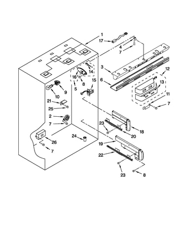 Refrigerator liner parts