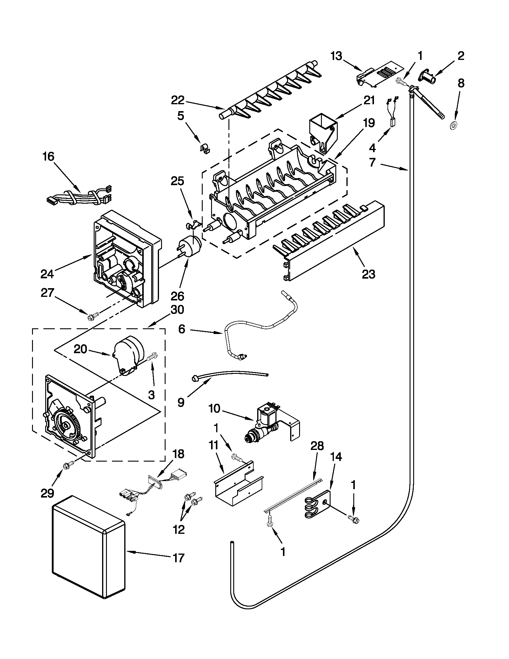 Icemaker parts