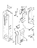 Freezer liner and air flow parts