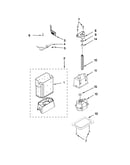 Motor and ice container parts