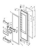 Refrigerator door parts