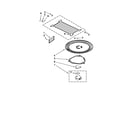Whirlpool GMH6185XVQ0 turntable parts diagram