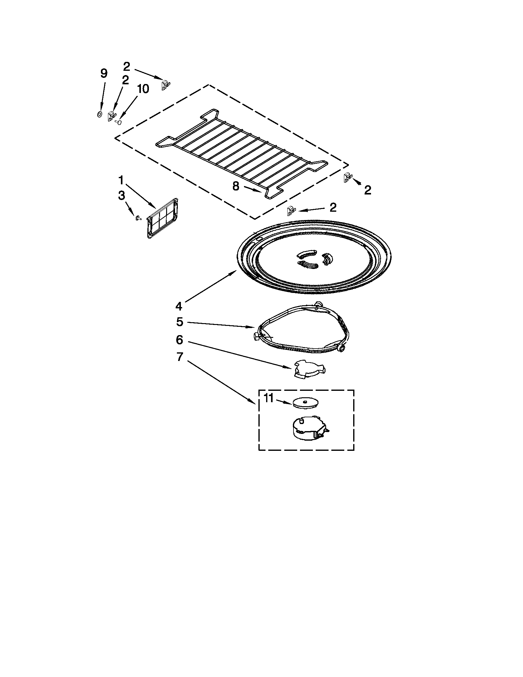Turntable parts