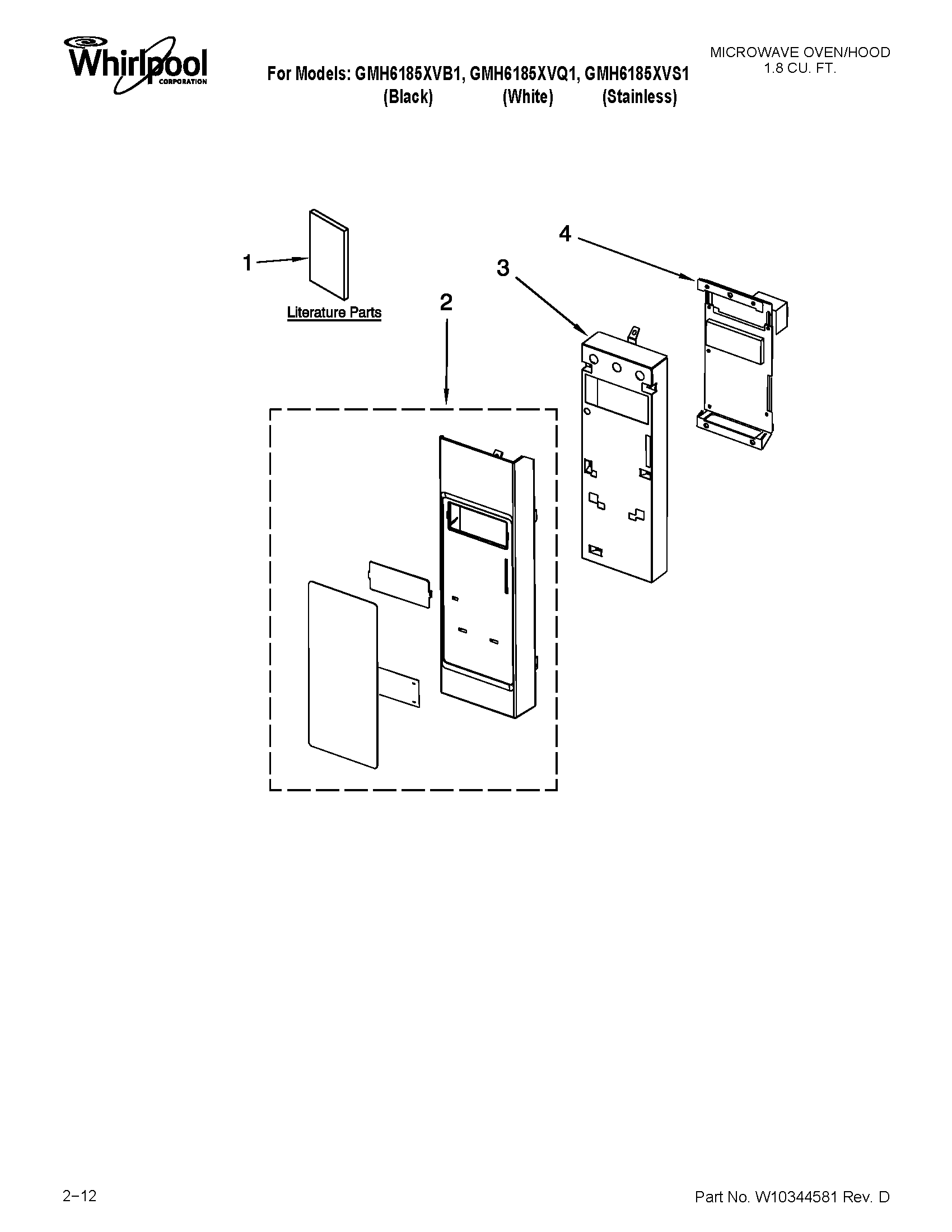 Control panel parts