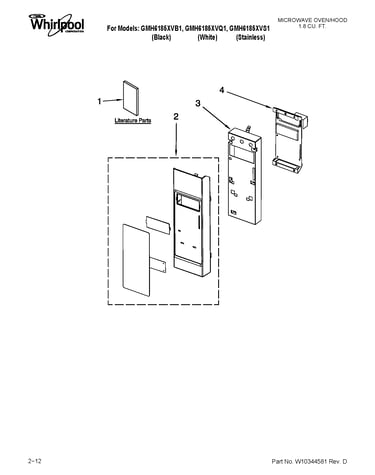 Control panel parts