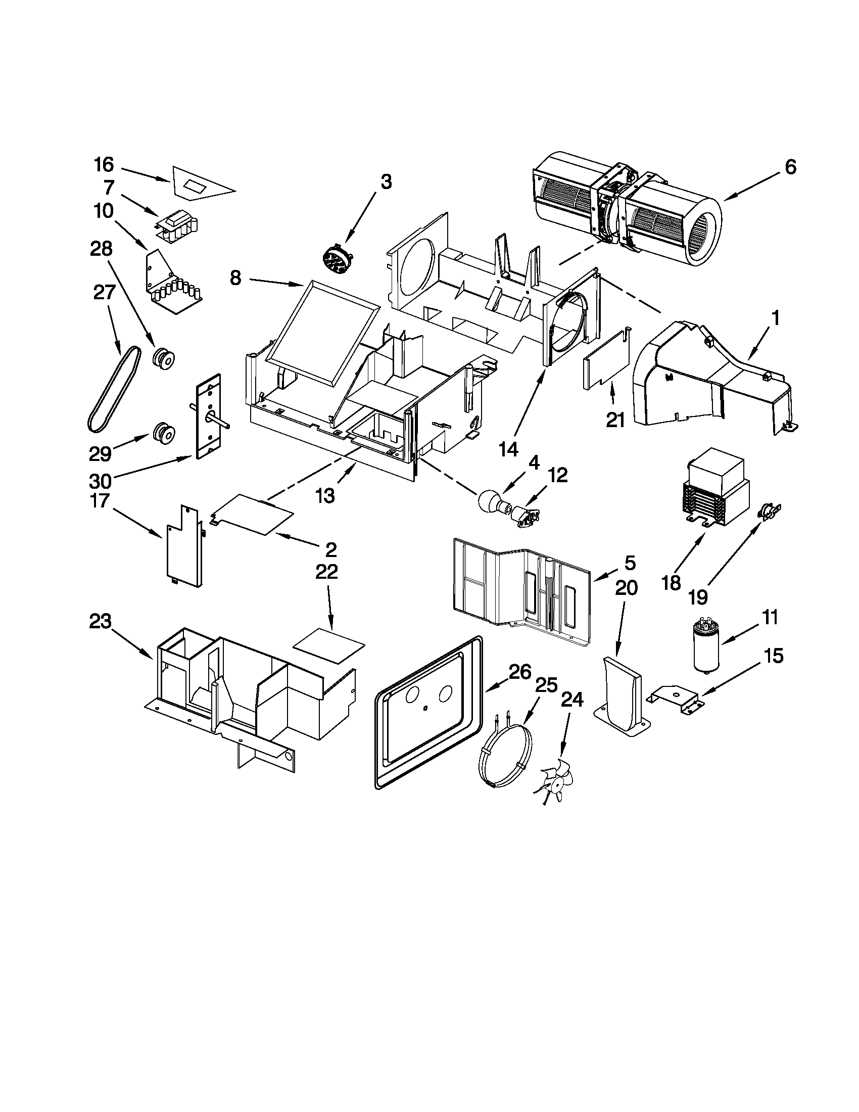 Air flow parts
