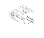 KitchenAid KGRS208XBL0 control panel parts diagram