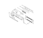 KitchenAid KGRS208XBL1 control panel parts diagram