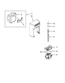 Motor and ice container parts
