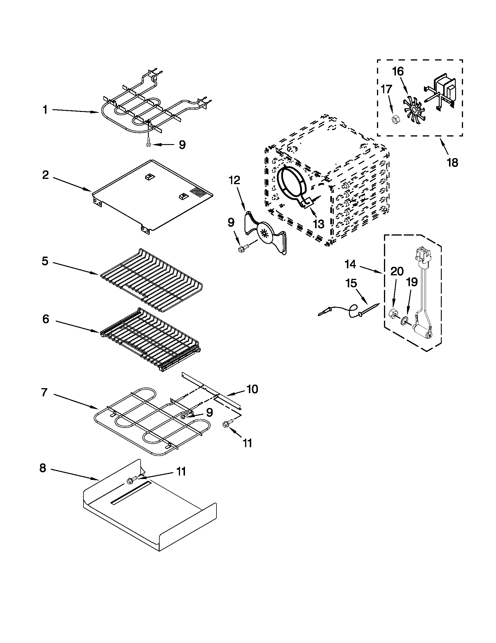 INTERNAL OVEN PARTS